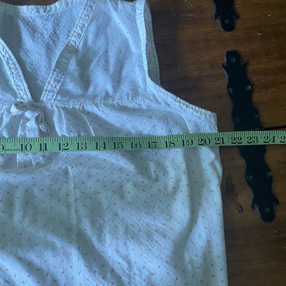 Vintage Nightgown Robe Set Grannycore Cottagecore Ditsy Strawberry Cotton Medium - Picture 9 of 9